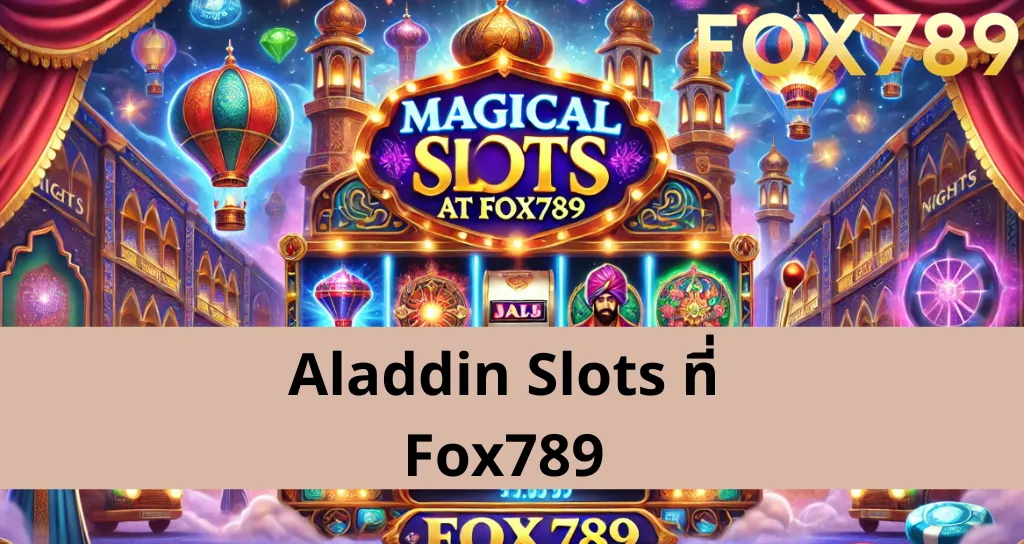 เคล็ดลับการเล่น Aladdin Slots ที่ Fox789 ระดับยอดเยี่ยม