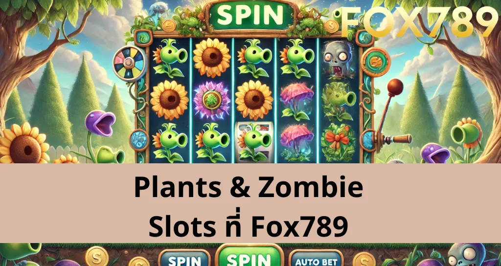 เคล็ดลับการเล่น Plants & Zombie Slots ที่ Fox789 ให้ชนะง่าย