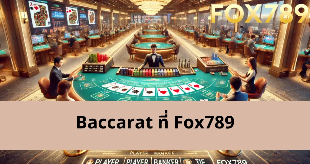 ข้อดีของการเล่นเกม Baccarat ที่แพลตฟอร์มเกม Fox789