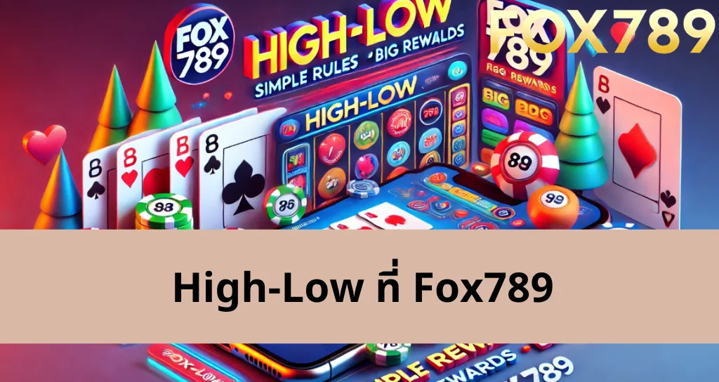 วิธีเข้าร่วมเล่น High-Low ที่ Fox789