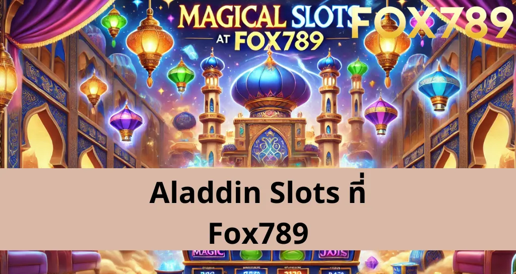 วิธีเล่น Aladdin Slots ที่ Fox789