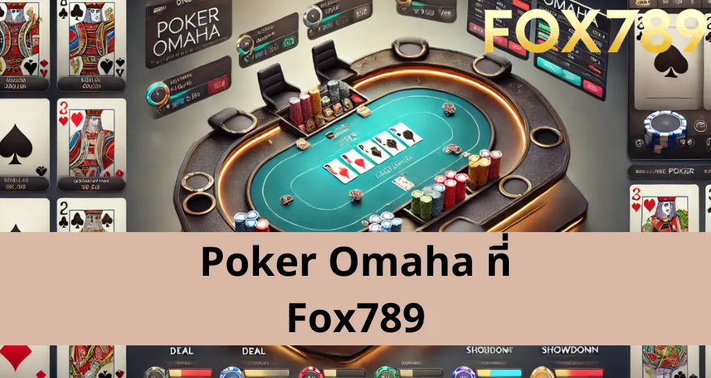 เคล็ดลับการเล่น Poker Omaha ที่ Fox789 เพื่อช่วยให้คุณชนะใหญ่