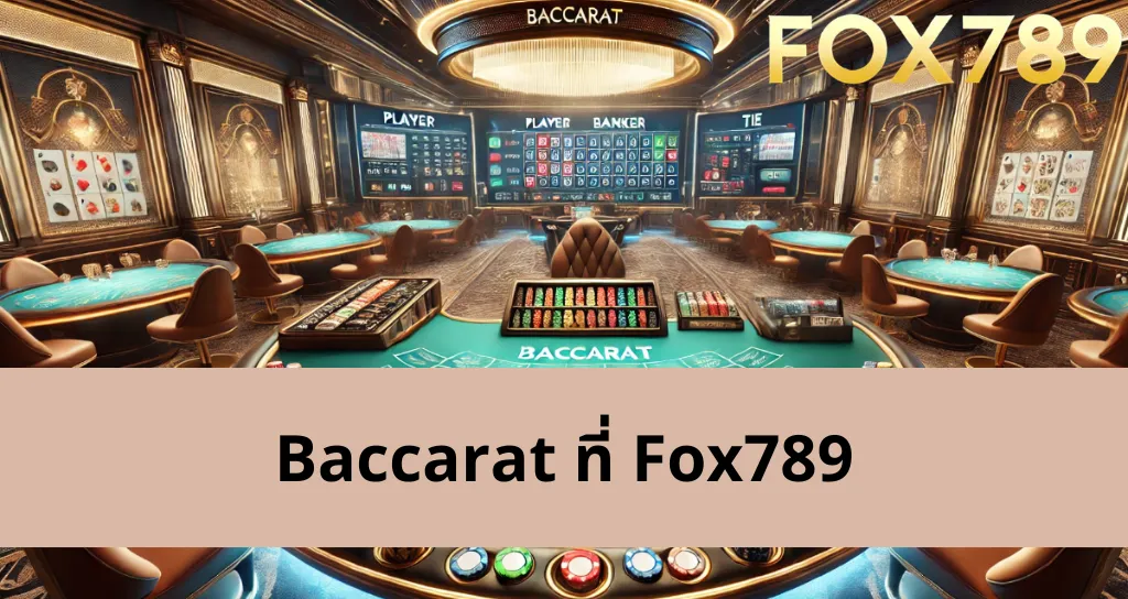 วิธีการเล่นเกม Baccarat ที่ Fox789