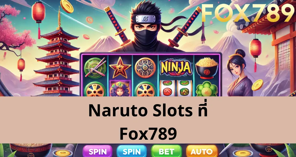 เคล็ดลับการเล่นเกม Naruto Slots ที่ Fox789