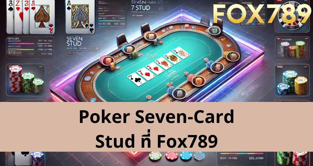 ข้อดีของการเล่นเกม Poker Seven-Card Stud ที่แพลตฟอร์มเกม Fox789