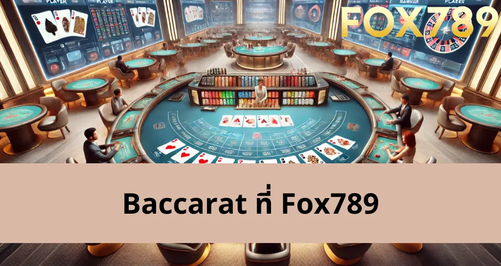 กฎการเล่นเกม Baccarat ที่ Fox789