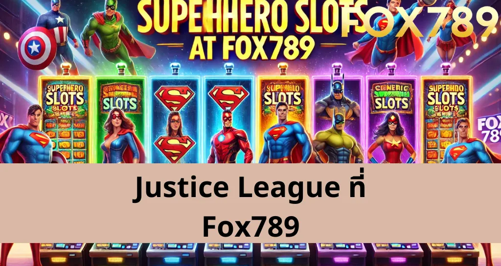 รายละเอียดวิธีการเล่น Justice League ที่ Fox789