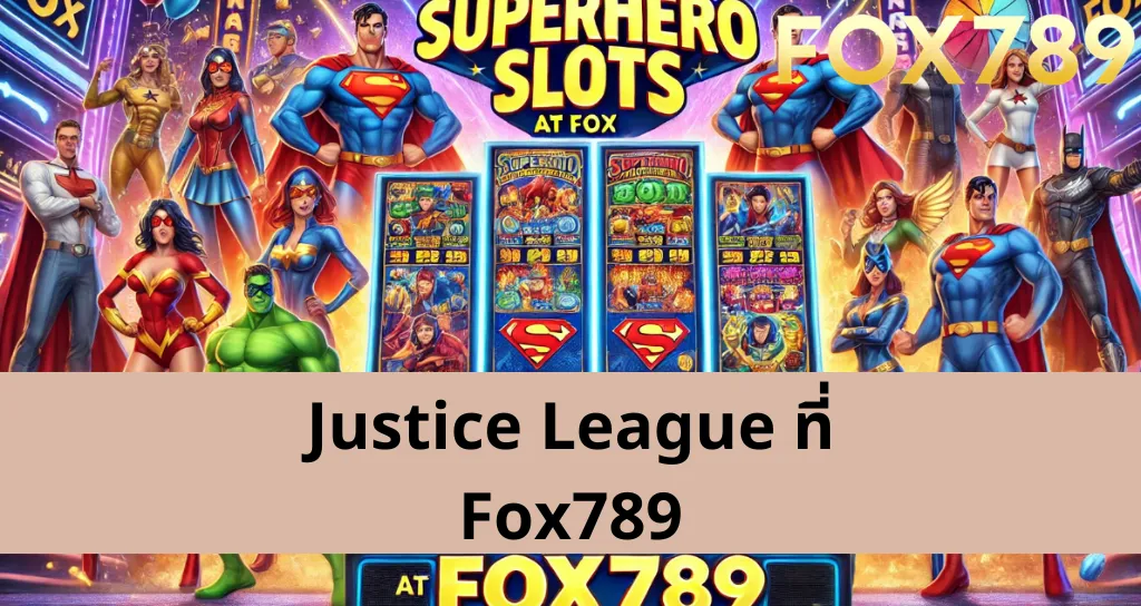 แนะนำเกี่ยวกับเกมสล็อต Justice League Fox789