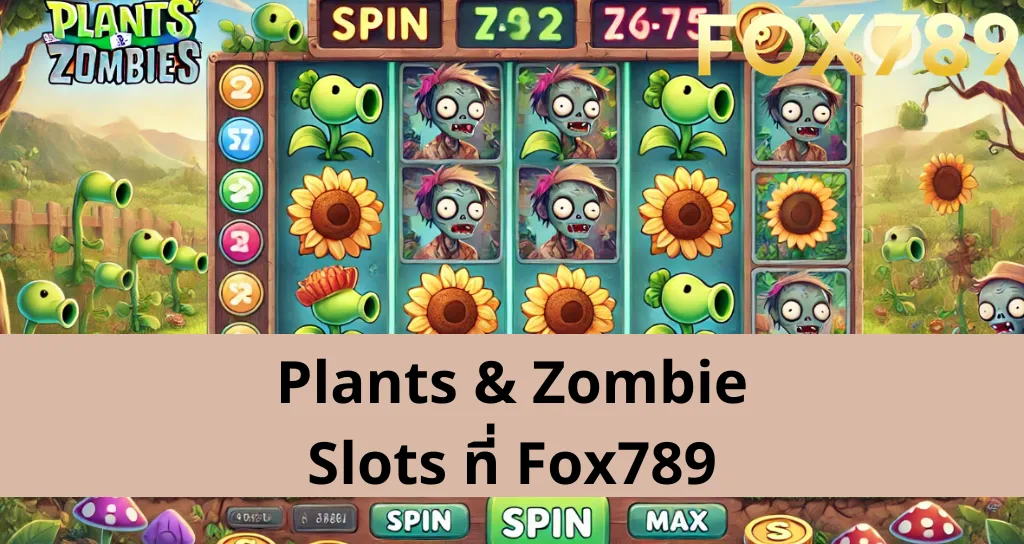 สิ่งที่ทำให้เกม Plants & Zombie Slots ที่ Fox789 ได้รับความนิยม: