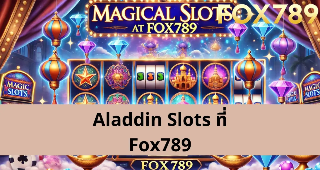 ภาพรวมของ Aladdin Slots ที่ Fox789 