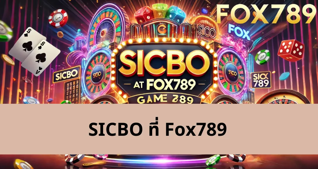 คำแนะนำการเข้าร่วมเกม SICBO ที่ Fox789