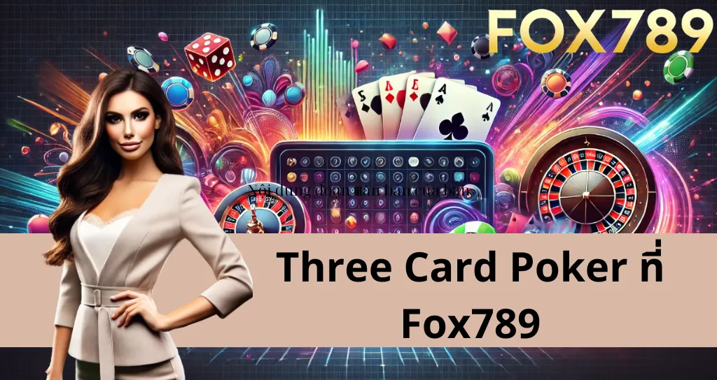 ทุกสิ่งที่คุณต้องรู้เกี่ยวกับเกม Three Card Poker ที่ Fox789 - แพลตฟอร์มเกมยอดนิยมในประเทศไทย