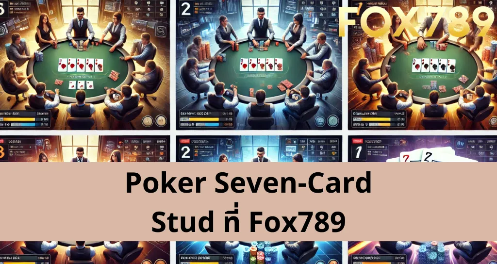 เคล็ดลับการเล่น Poker Seven-Card Stud อย่างมีประสิทธิภาพที่ Fox789